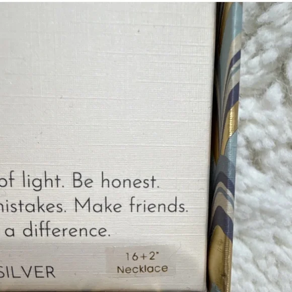 Sterling Silver Open Heart Necklace - Silver - Picture 3 of 5